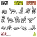 Katzen 1:48  (3-D Druck)